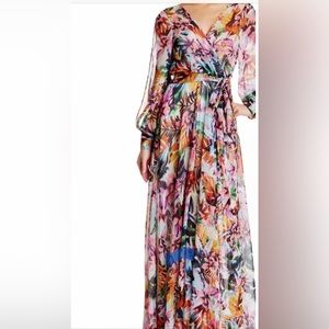 Meghan LA Fabulous: LILYPAD Maxi Dress Floral gown old rose pink dresses